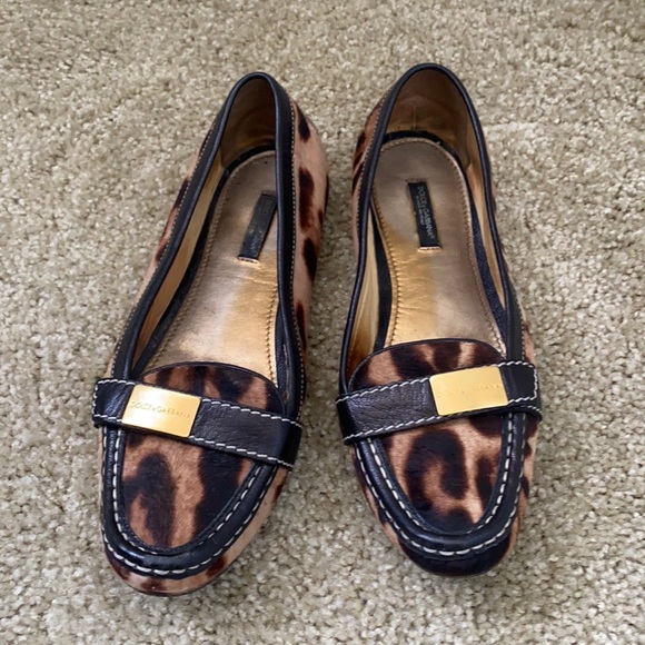 Dolce & Gabbana Leopard Flats 39 - Picture 1 of 8